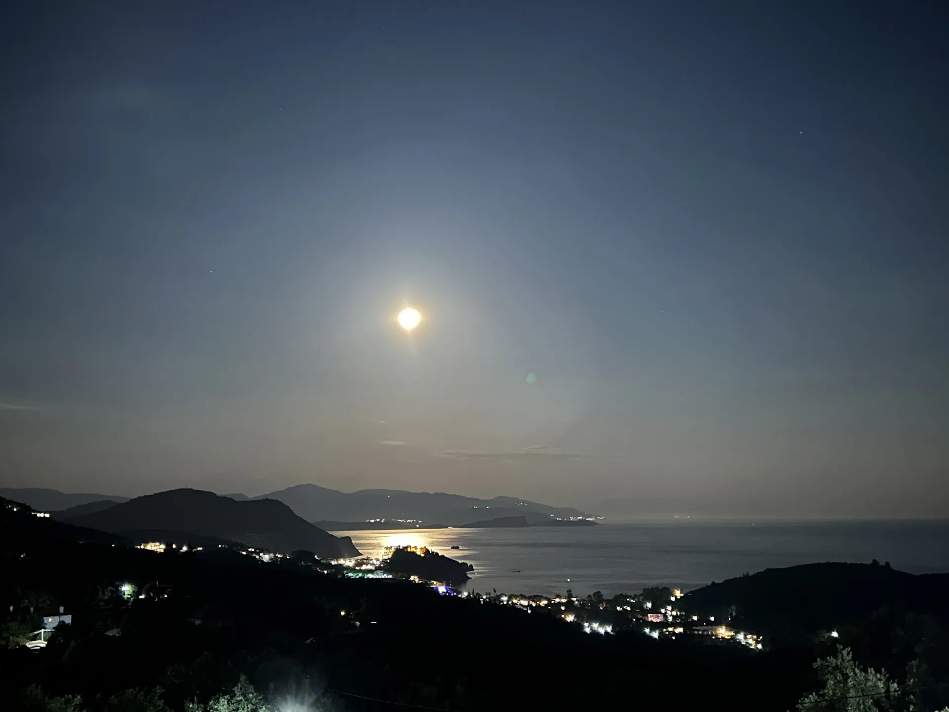 Sea view from GoldenEye Luxury Villas near Parga