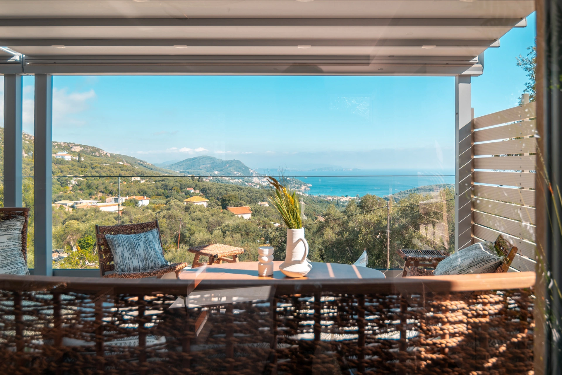 luxury Villas Parga view to Valtou Beach Goldeneye